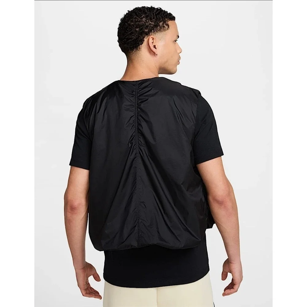 Nike Tech‎ Woven Vest HM4262-010 Black Men's Large Loose Fit